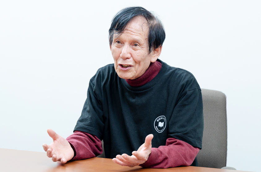 墨田区シルバー人材センター インタビュー風景