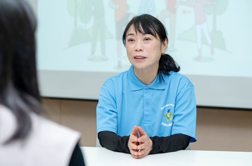 日野市シルバー人材センター インタビュー風景