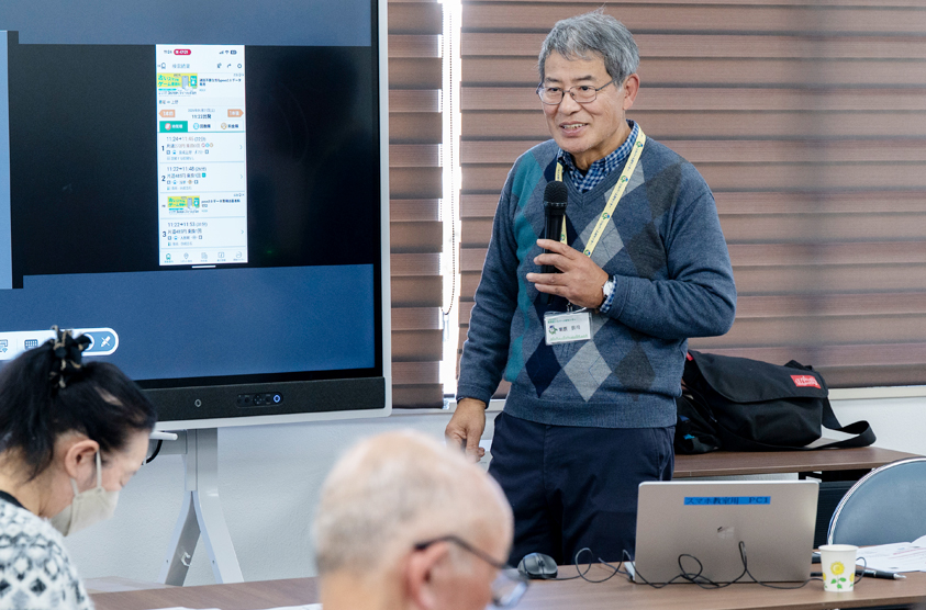 葛飾区シルバー人材センター インタビュー風景