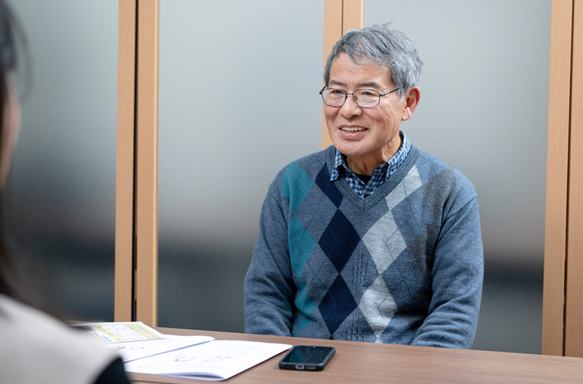 葛飾区シルバー人材センター インタビュー風景