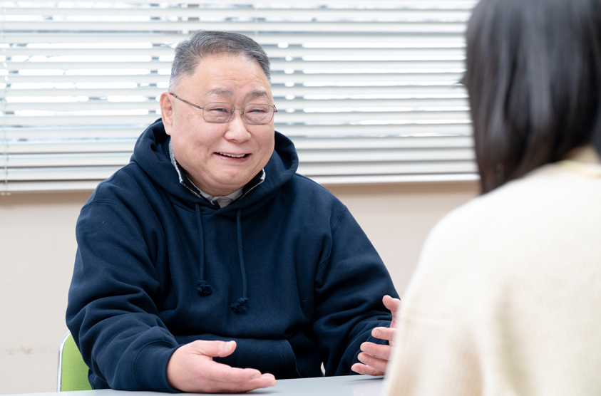 瑞穂町シルバー人材センター インタビュー風景