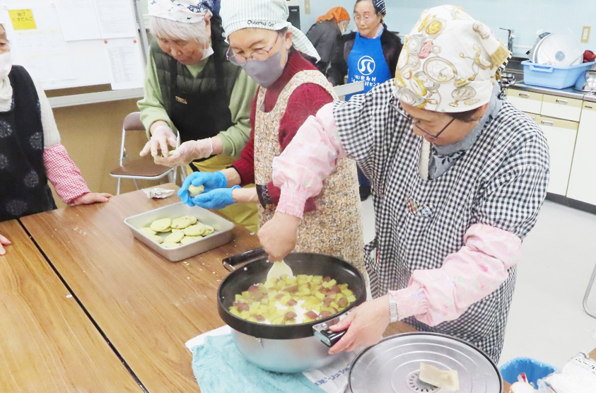 新島村シルバー人材センター インタビュー風景