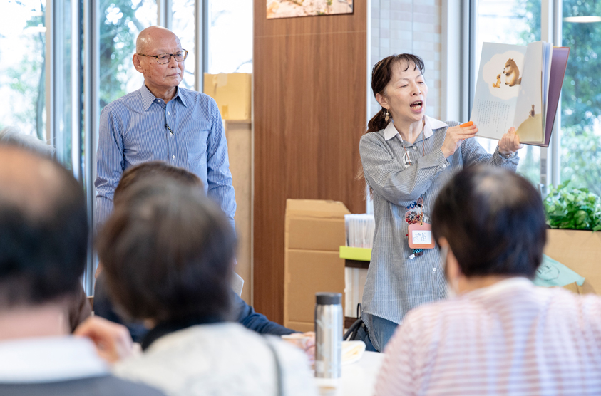 板橋区シルバー人材センター インタビュー風景